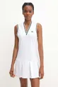 Φόρεμα και σορτς Lacoste λευκό