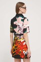Odzież Desigual sukienka jeansowa ALMERIA LACROIX 24SWVW73 czarny
