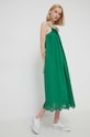 Îmbrăcăminte Desigual rochie din bumbac 24SWVW21 verde