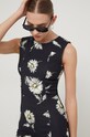 Платье Desigual узор чёрный 24SWVK18