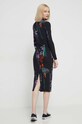 Desigual sukienka MALAGA LACROIX 24SWVK48 czarny SS24
