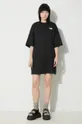 nero The North Face vestito W S/S Essential Oversize Tee Dress Donna