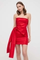 Bardot vestito rosso