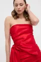 czerwony Bardot sukienka BAXLEY
