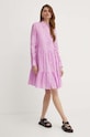 Boss Orange rochie 50511768 roz SS24