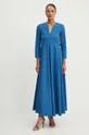 Bavlnené šaty MAX&Co. modrá