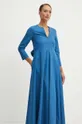 modrá Bavlnené šaty MAX&Co.