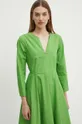zelena Bombažna obleka MAX&Co.
