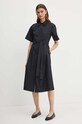 MAX&Co. rochie din bumbac 2416221174200 negru SS24