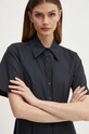 MAX&Co. rochie din bumbac negru 2416221174200
