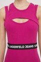 Karl Lagerfeld Jeans ruha 241J1303 rózsaszín