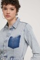 Karl Lagerfeld Jeans rochie din denim albastru 241J1309