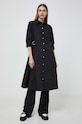 Karl Lagerfeld sukienka bawełniana 241W1300 czarny SS24