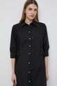 Karl Lagerfeld rochie din bumbac negru 241W1300