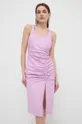 ružová Rifľové šaty Karl Lagerfeld