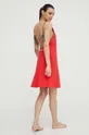 rdeča Obleka za na plažo Karl Lagerfeld Ženski