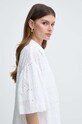 Karl Lagerfeld sukienka bawełniana 241W1306 biały