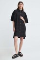 Karl Lagerfeld sukienka bawełniana 241W1306 czarny SS24