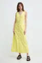 żółty Karl Lagerfeld sukienka bawełniana