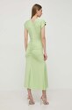Obleka Victoria Beckham 1224WDR005425A zelena SS24