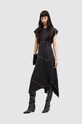 AllSaints sukienka AGNES W194DA czarny