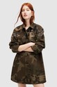 AllSaints pamut ruha LILY W263DA zöld SS24