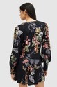 Obleka AllSaints AUDEN SANIBEL črna WD567Z