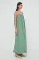 Pamučna haljina By Malene Birger zelena