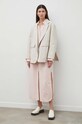 By Malene Birger rochie din bumbac Perros Q72416002 roz SS24