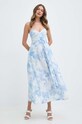 Bardot rochie VIBRANT 58566DB1.AQUA.TIE.D albastru SS24