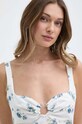 Šaty Bardot CELLO biela 59157DB.BLUE.FLORA