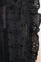 The Kooples rochie din bumbac FROB28170K negru