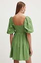 Îmbrăcăminte Abercrombie & Fitch rochie din in KI159.4589.341 verde
