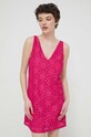 Desigual sukienka LACE 24SWVW48 różowy SS24