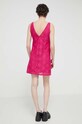 Odzież Desigual sukienka LACE 24SWVW48 różowy