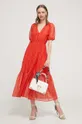 Desigual sukienka OTTAWA czerwony