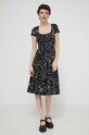 Desigual rochie MARGARITIS 24SWVK55 negru SS24