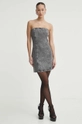 Rotate denim dress gray