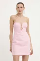 Bardot sukienka ELENI różowy