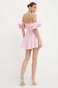 Oblečenie Ľanové šaty Bardot SIGMA 58498DB.BABY.PINK ružová