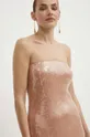 beżowy Bardot sukienka LAUNA