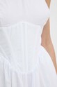 Bardot rochie din bumbac KYLEN 59251DB.ORCHID.WHT alb