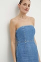 Bardot rochie din denim VANDA albastru 91355DB.VINTAGE.BL