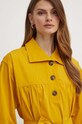 Хлопковое платье Weekend Max Mara жёлтый 2415221023600