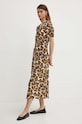 Weekend Max Mara rochie de matase multicolor 2415221043600