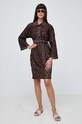 Φόρεμα Weekend Max Mara 2415231013600 καφέ SS24