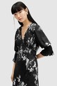 AllSaints rochie ANI IONA DRESS W003DA negru