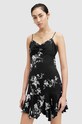 Îmbrăcăminte AllSaints rochie ERICA IONA DRESS W004DA negru