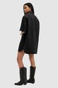 Odzież AllSaints sukienka jeansowa LILY SS DENIM DRESS W073DA czarny