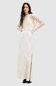 AllSaints rochie si pulover ERIN DRESS maxi bej W120DA
